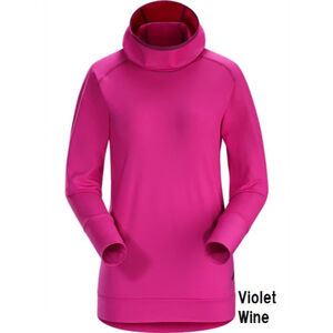 Arc'teryx Pink Cowl Neck Vertices Pullover Hoodie Size M